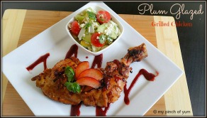 plum glazed grill chicken