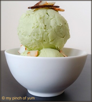 Avocado coconut ice cream