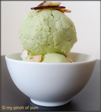 Avocado coconut ice cream