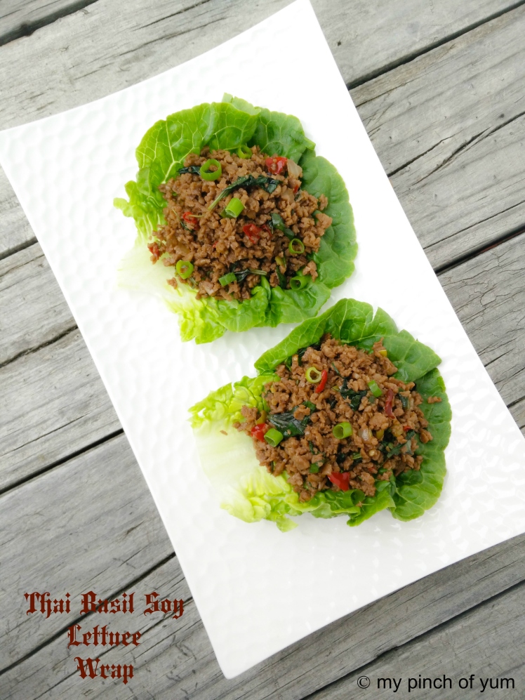 Thai Basil Soy Lettuce wrap